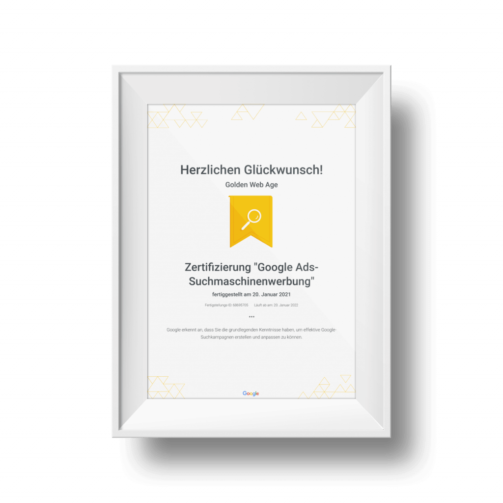 Was die Google Zertifizierung für unsere Kunden bedeutet?