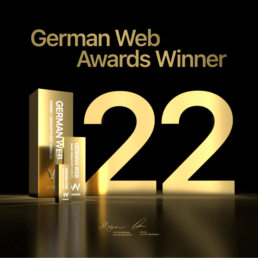 Golden Web Age gewinnt German Web Awards – Wir sind ausgezeichnet!